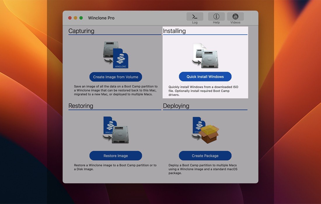 Winclone Pro screenshot 3